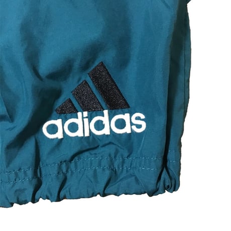 【USED】90'S ADIDAS NYLON JACKET GREEN
