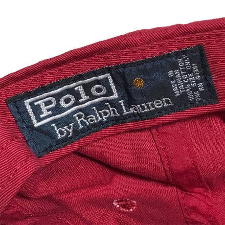 【USED】90'S POLO SPORT EMBROIDERY CAP