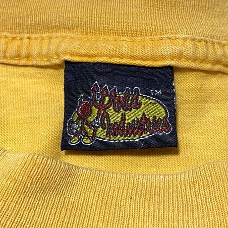 【USED】90'S-00'S WORLD INDUSTRIES FLAME BOY & WET WILLY T-SHIRT
