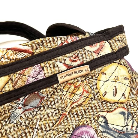 【USED】90'S NEWPORT BEACH TROMPE L'OEIL BASKET BAG