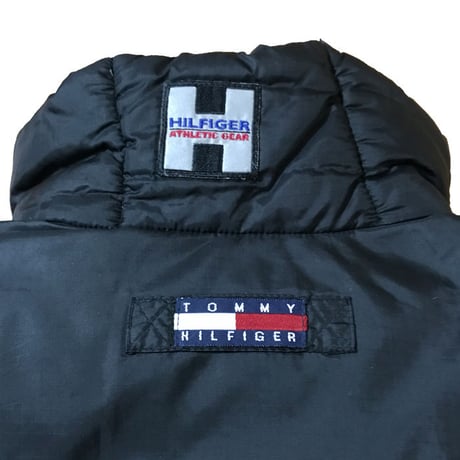 【USED】90'S TOMMY HILFIGER DOWN JACKET SILVER