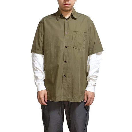 【DEAD STOCK】90'S STUSSY UNTRIMMED S/S SHIRT