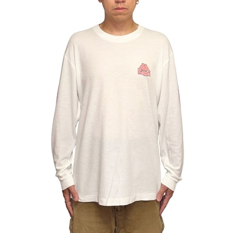 【USED】90's Kappa Sleeve Print Pique Long Sleeve T-shirt