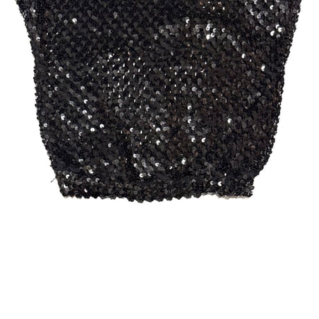 【USED】Vintage Sequin Mesh Knit Top
