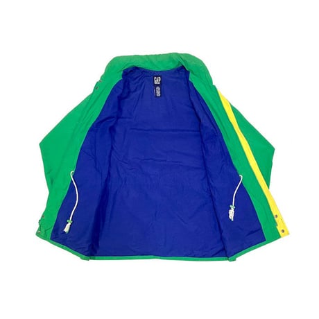 【USED】90'S OLD GAP MOUNTAIN JACKET BRIGHT GREEN