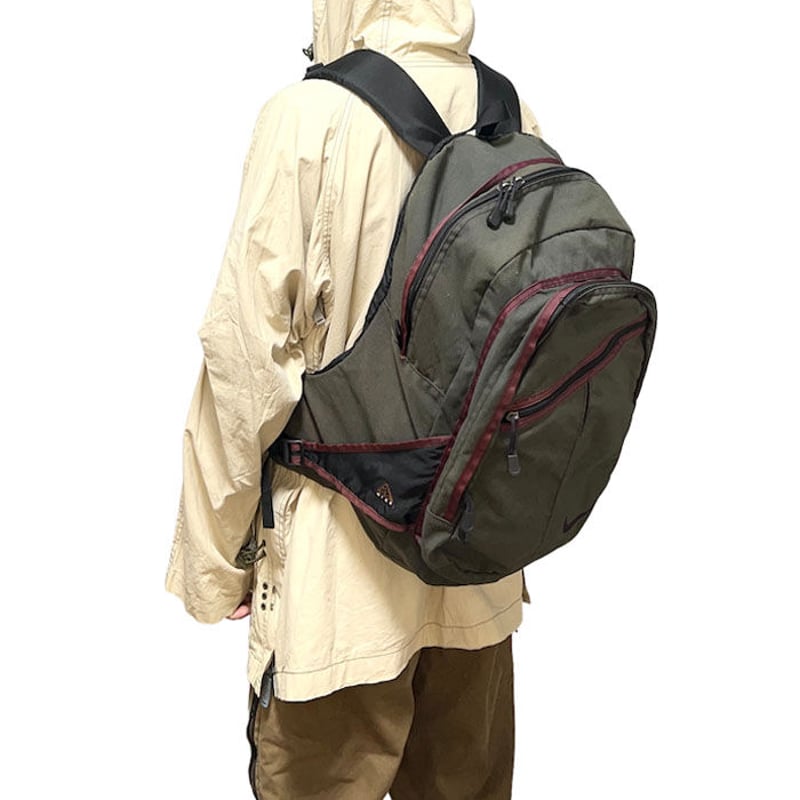 90's オールドナイキ デッド バックパック ノームコア city y2k 90s NIKE ナップサック y2k シティボーイ ノームコア テック