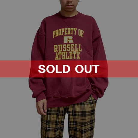 【USED】90'S RUSSELL ATHLETIC SWEAT SHIRT