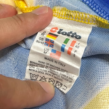 【USED】90's Lotto PARMA COLOR SOCCER JERSEY