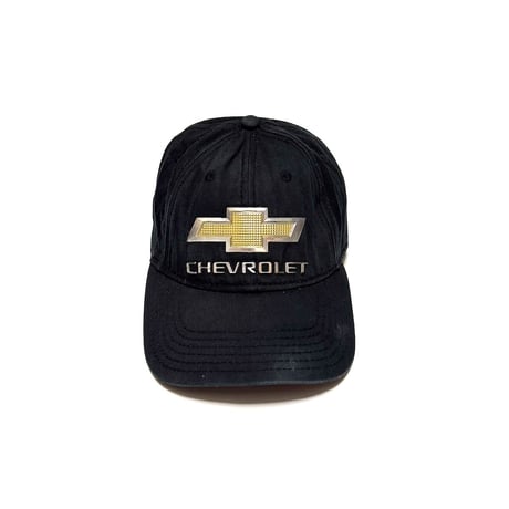 【USED】00's CHEVROLET Bowtie Rubber Logo Cap