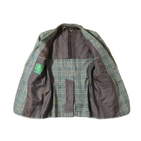 【USED】VINTAGE CLASSIC CHECK TAILORED JACKET