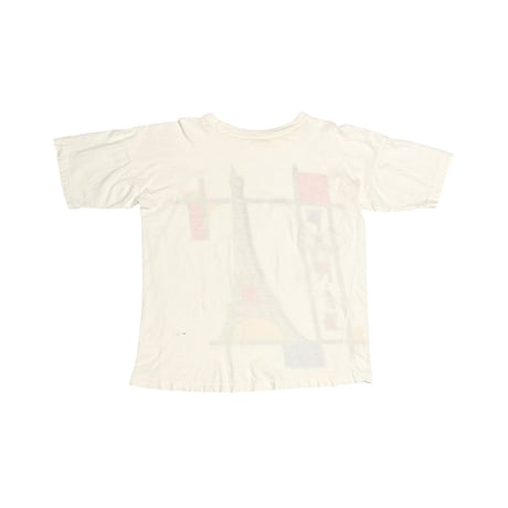 【USED】80's PARIS Eiffel Tower Art Print T-shirt