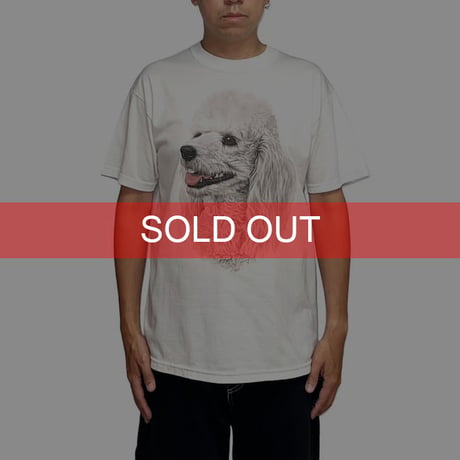 【USED】90's-00's Robert J May STANDARD POODLE T-SHIRT