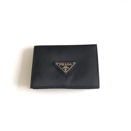 【USED】PRADA NYLON LONG WALLET & CARD CASE