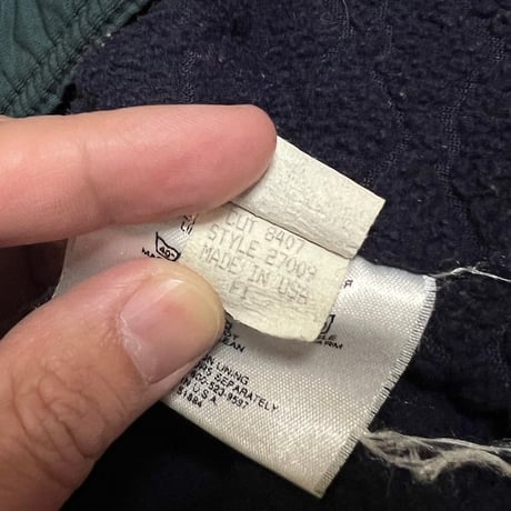 【USED】90's PATAGONIA NYLON×POLY SHELL COAT GREEN