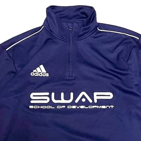 【USED】00'S adidas SWAP SCHOOL OF DEVELOPMENT PULLOVER TRACK TOP
