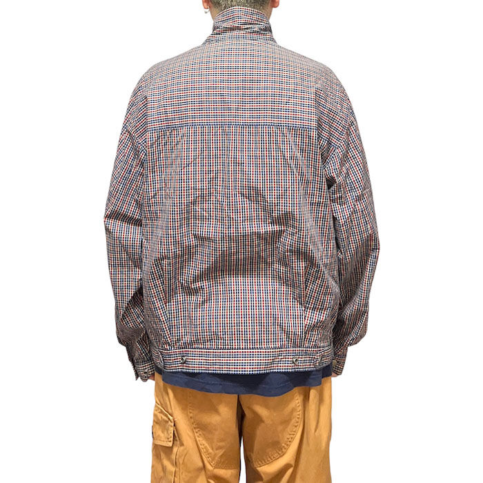 USED】90'S OLD J.CREW CHECK DRIZZLER JACKET | K USED】90'S OLD J.CREW CHECK DRIZZLER JACKET | K