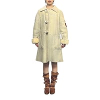【USED】00's DIESEL REAL SHEEPSKIN BUFFALO COAT