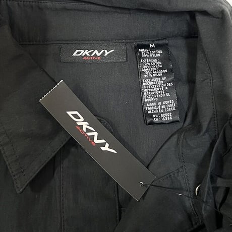 【DEAD STOCK】00'S DKNY ACTIVE TECH SHIRT JACKET