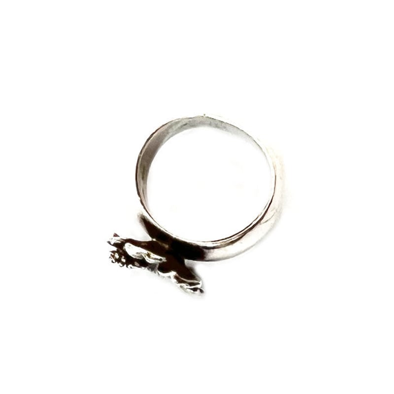USED】00'S ALBA ROSA HIBISCUS RING SILVER925 ② USED】00'S ALBA ROSA HIBISCUS RING SILVER925 ②