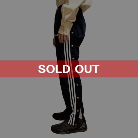 【USED】90'S-00'S ADIDAS PERFORMANCE LOGO SNAP TRACK PANTS