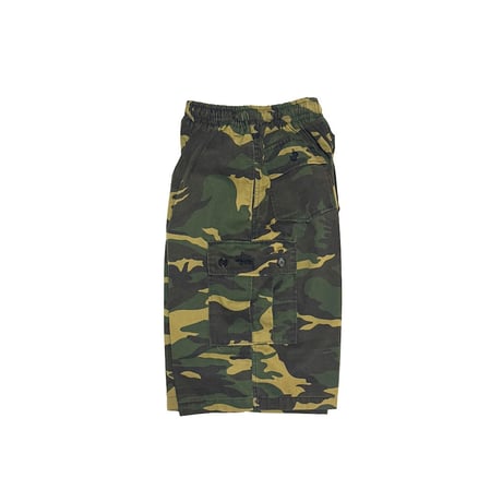 【USED】90's Bootleg STUSSY Camo Cargo Shorts