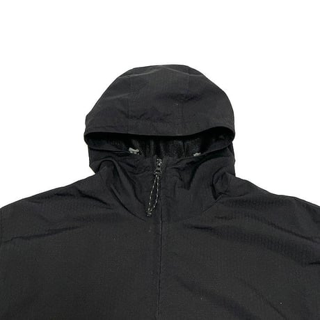 【USED】00'S STUSSY RIPSTOP NYLON HOODED JACKET BLACK