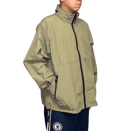 【USED】90's Levi's ALASKA Olive Ripstop Nylon Zip Jacket