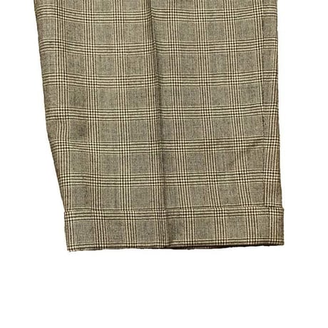 【USED】OLD ENGLAND 2TUCK GLEN CHECK TROUSERS
