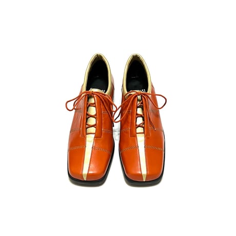 【DEAD STOCK】90's-00's CHARLES JOURDAN PARIS LEATHER SNEAKERS