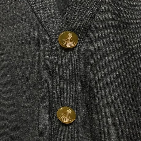 【USED】90'S VIVIENNE WESTWOOD × JOHN SMEDLEY KNIT CARDIGAN