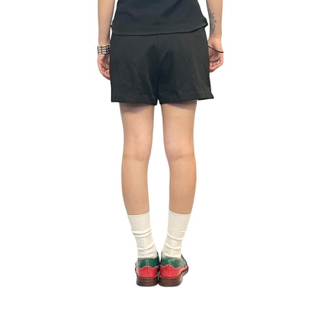 【USED】70's-80's CHEMISE LACOSTE  TENNIS SHORTS BLACK