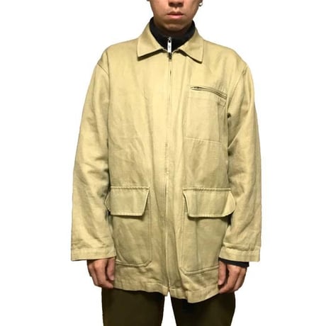 【USED】90'S DKNY COVERALL BEIGE