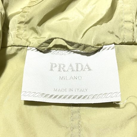 【USED】00'S PRADA NYLON PULLOVER HOODIE