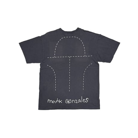 【USED】2010's Mark Gonzales “To Be A Poet...” Faded Art T-shirt