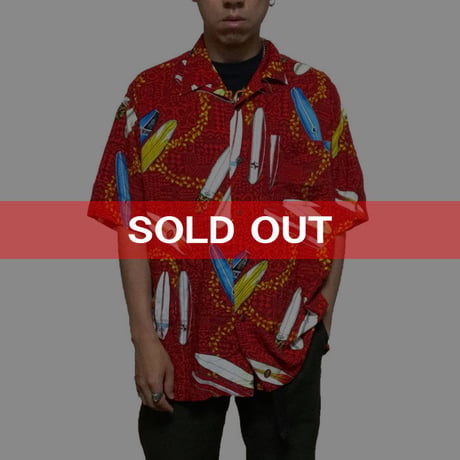【USED】SURF BOARD ALOHA SHIRT