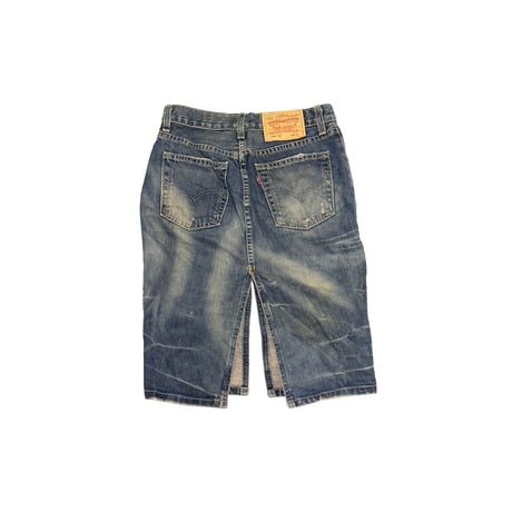 【USED】00's EURO Levi's CENTER SLIT DENIM SKIRT
