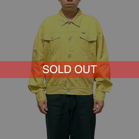 【USED】90'S PAUL SMITH JEANS TRACKER JACKET MUSTARD YELLOW