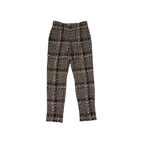 【USED】CHANEL 2016AW TWEED PANTS with SILK LINING