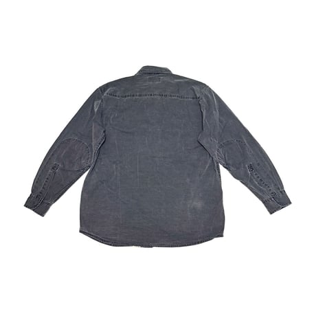 【USED】00's Eddie Bauer 3-POCKET RIPSTOP ZIP SHIRT