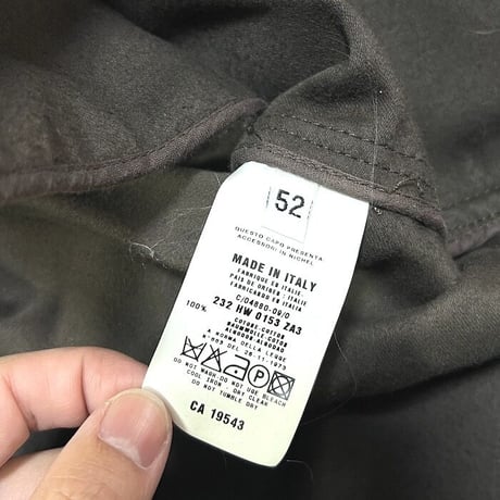【USED】EARLY 00'S HELMUT LANG MOLESKIN HOODED COAT