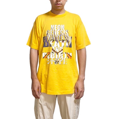 【USED】90'S COSPA NEON GENESIS EVANGELION DEATH AND REBIRTH T-SHIRT