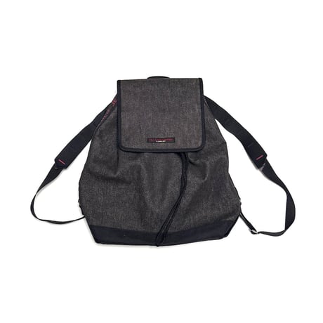 【USED】90's-00's Polo Jeans Co. Ralph Lauren Black Denim Drawstring Backpack