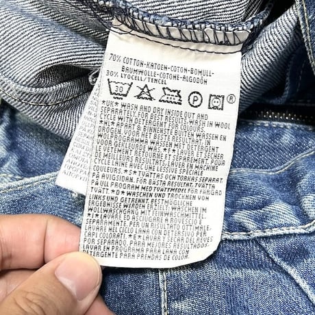 【USED】00'S EURO LEVI'S ENGINEERED JEANS SHORT DENIM JACKET