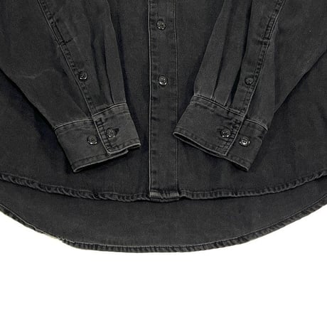 【USED】90'S-00'S HARLEY DAVIDSON BLACK FIRE SHIRT