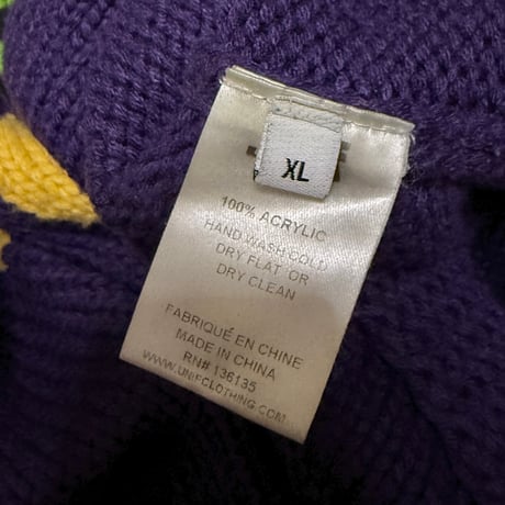 【USED】UNIF SUNFLOWER KNIT SWEATER