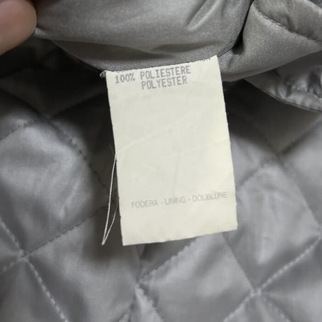 【USED】HELMUT LANG 1990 SILVER QUILTING SLEEVELESS DRESS