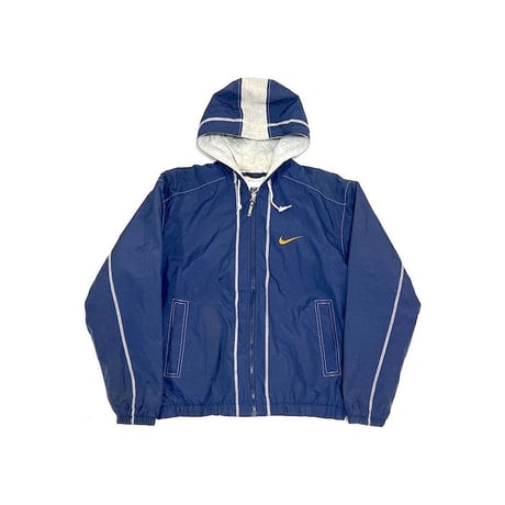 【USED】90'S NIKE OLD SCHOOL HOODED ZIP JACKET