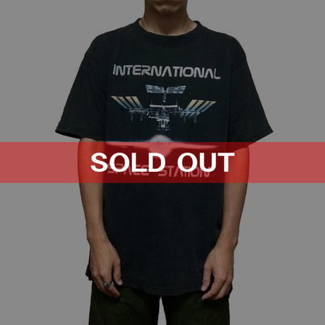 【USED】90'S SPACE STATION T-SHIRT