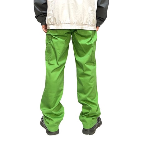 【USED】VINTAGE GERMAN WORK PANTS LIME GREEN