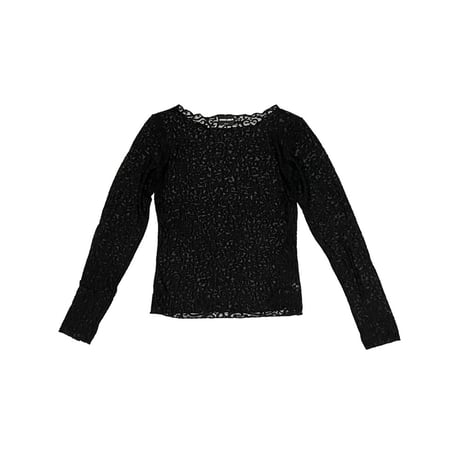 【USED】00's GIORGIO ARMANI ART NOUVEAU STYLE LACE L/S TOP
